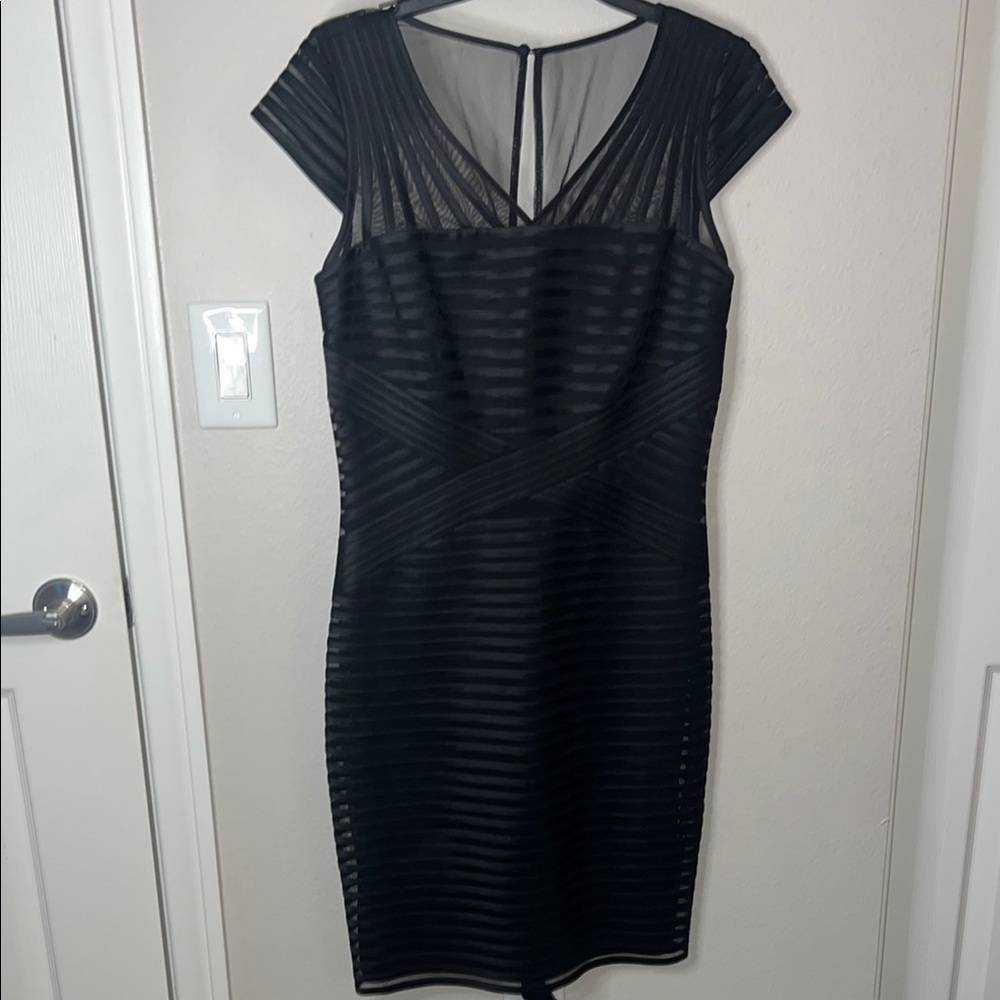 White House Black Market Ribbed Sheath Mini Dress